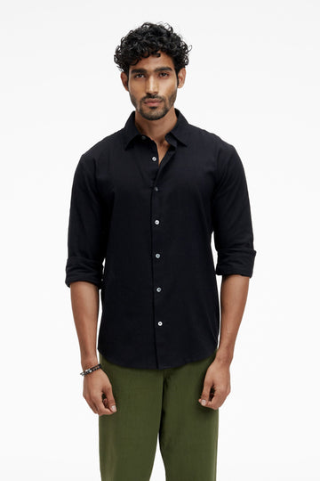 Dante Khadi Shirt Black