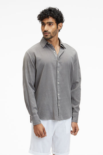 Dante Khadi Shirt Charcoal