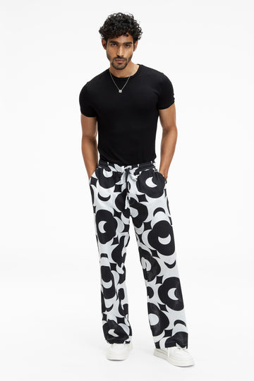Tao (Khadi Printed) Moonglow Black