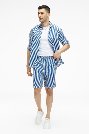 Dante Khadi Shirt Bling stripe S