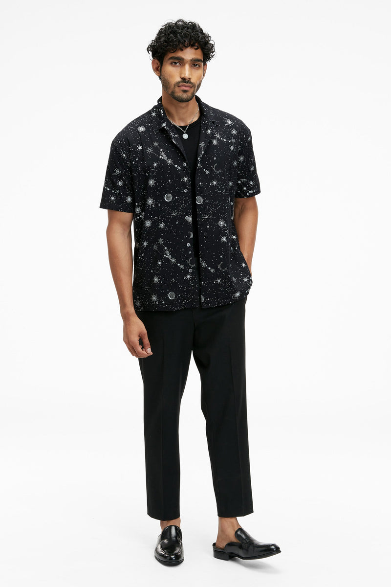 Palawan (Khadi) Ecofoil Sparkle Black