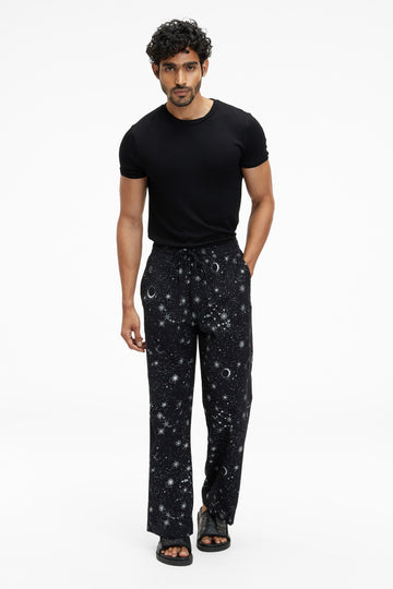 Tao (Khadi Printed) Ecofoil Sparkle Black