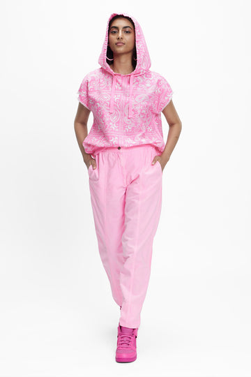 Sadet (Khadi) Lunar Paisley Aurora Pink