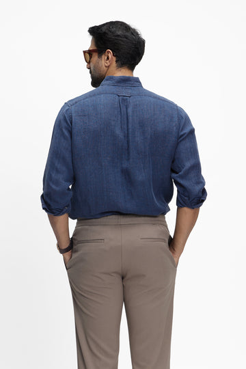 Zama (100% Indigo Linen)