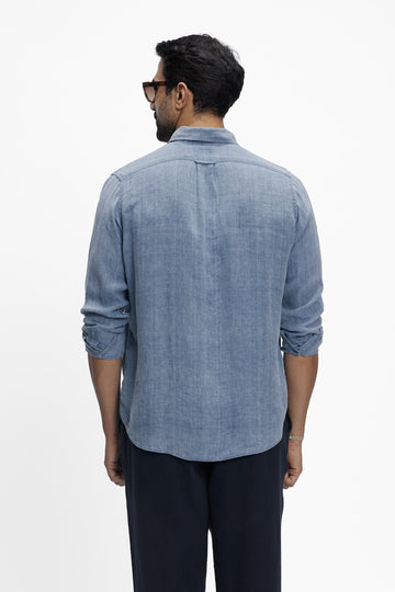 Zama (100% Indigo Linen)