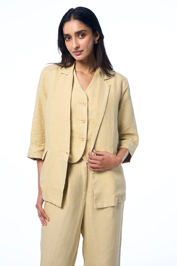 Sasha Linen BL Shell XXS