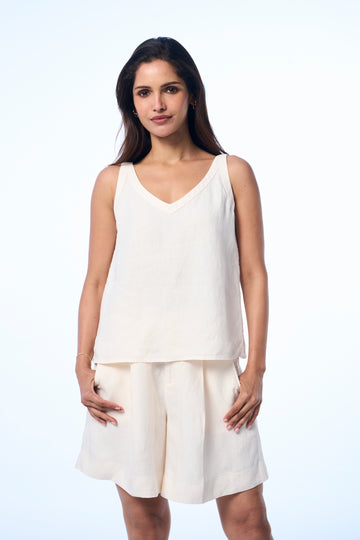 Brooke Linen Ivory