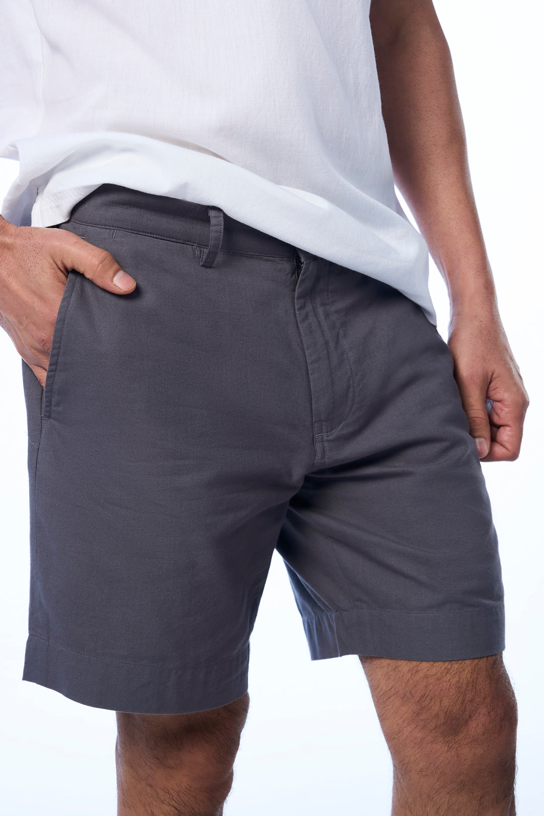 Jan Khadi Titanium Men's Slim Fit Shorts