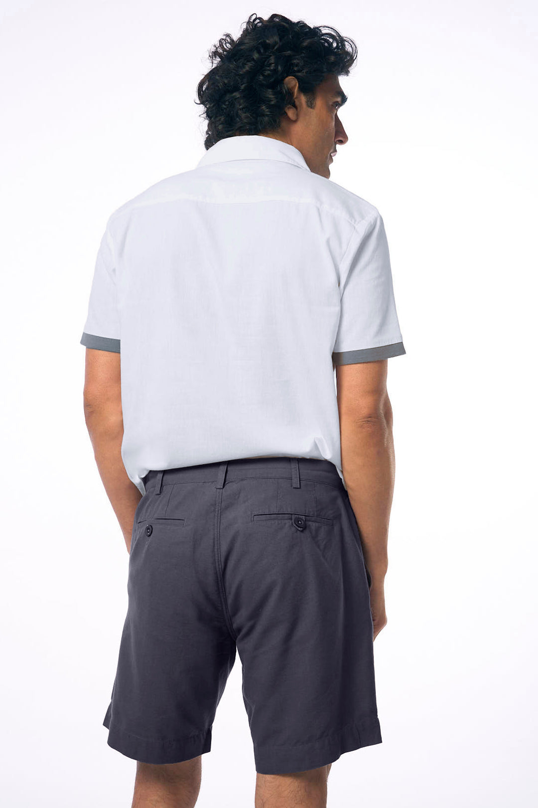 Jan Khadi Titanium Men's Slim Fit Shorts