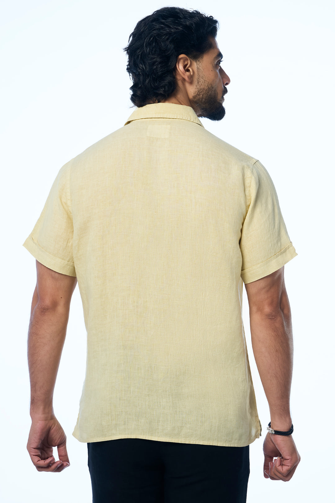 Flint Ss Linen Shell Men's Smart Fit Shirt