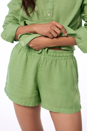 Leta Linen Mint Green