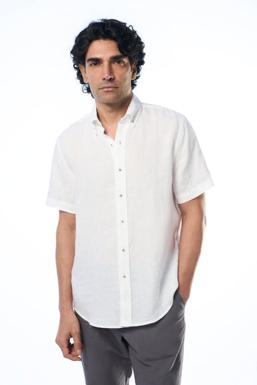 Carlos SS Linen White s