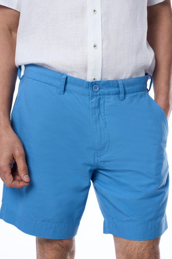 Jan Khadi Athena Blue Men's Slim Fit Shorts