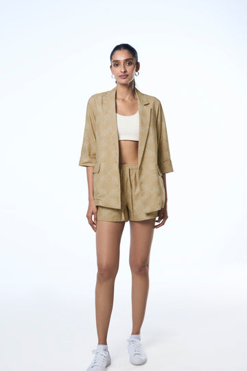 Sasha Leta - Coastal Print Shell XXS XXS