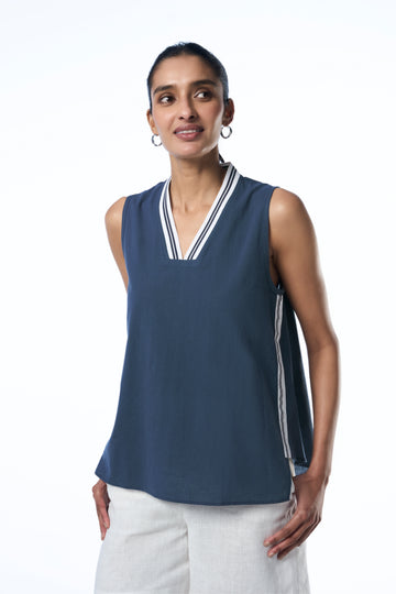 Alicia Khadi Sunset Navy