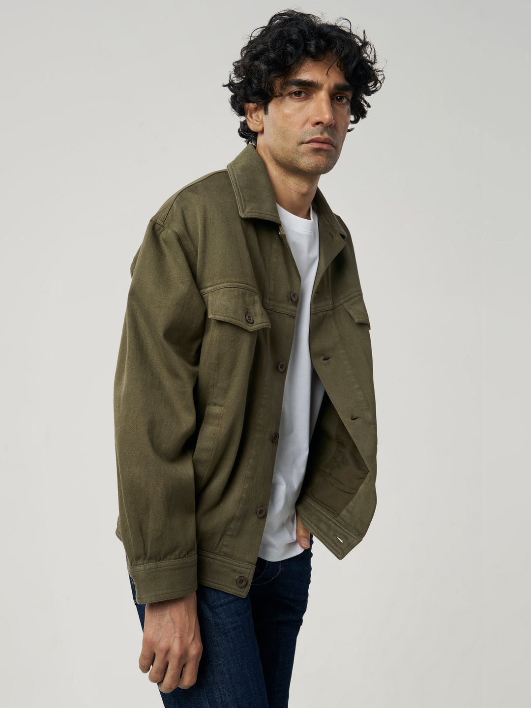 Lynx Denim Khadi Jacket