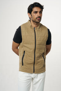 Kane Khadi Sand Dune Men's Smart Fit Jacket