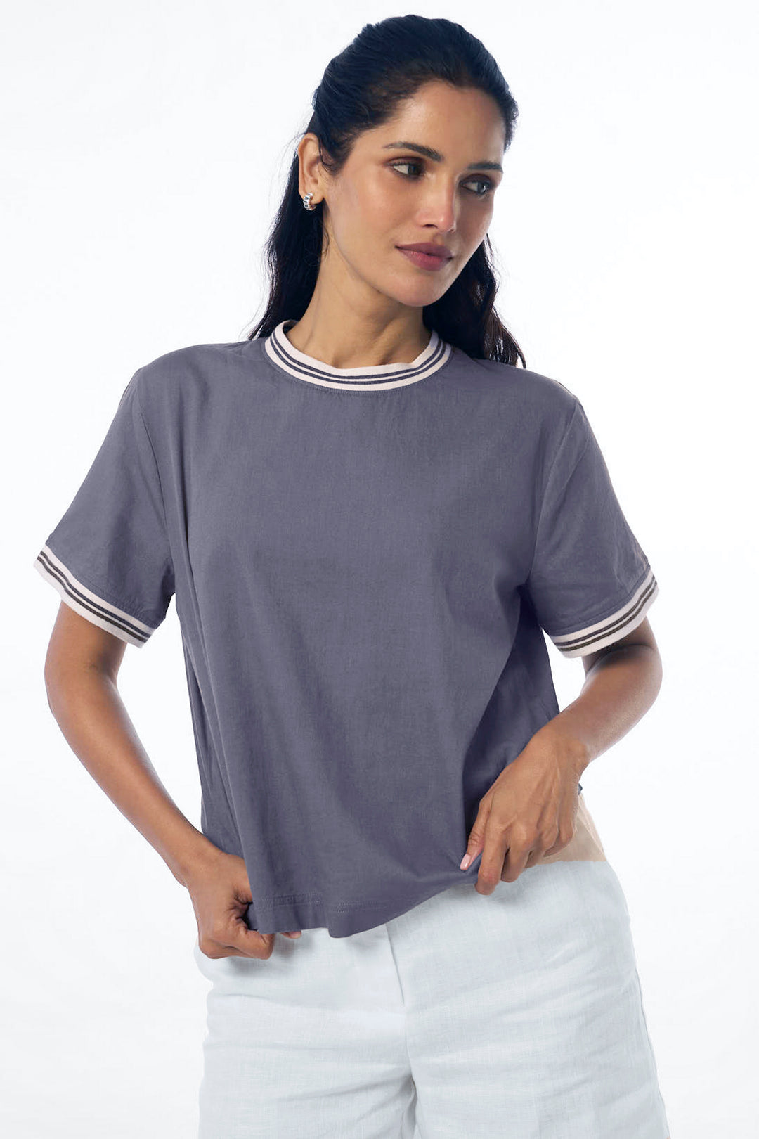 Cela Club Khadi Titanium Women's Relaxed Fit T-Shirt