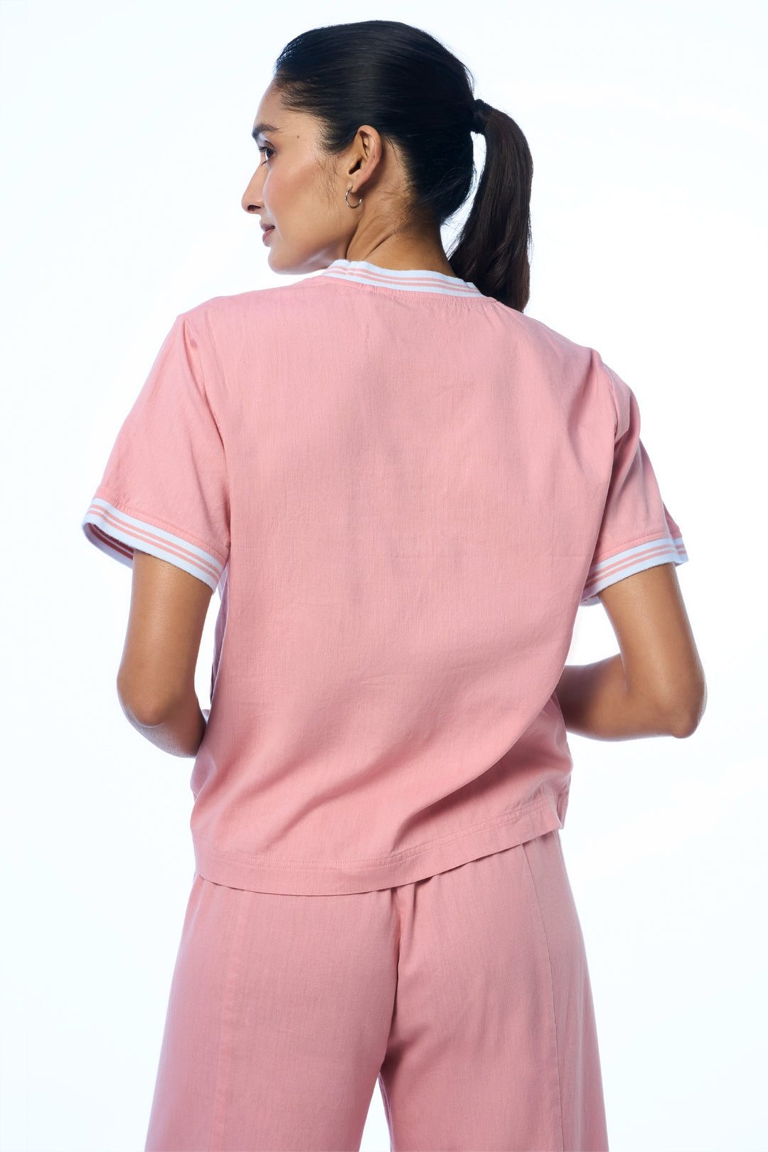 Cela Club Khadi Coral Women's Relaxed Fit T-Shirt
