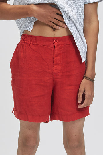 Costa (100% Linen) Red