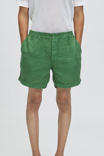 Costa (100% Linen) Moss