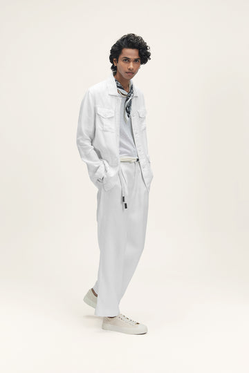 Europa (100% Linen) White