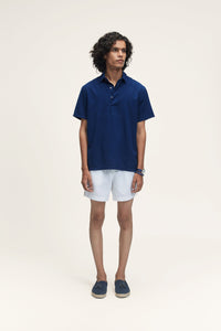 Aruba Blue Men's Resort Fit Linen T-Shirt