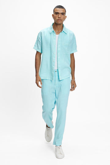 Coast Linen Shirt Aurora Sky