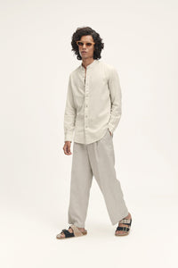 Puck Undyed Men's Smart Fit Khadi Shirt
